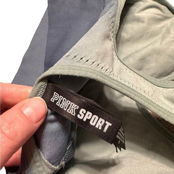 Victoria’s Secret Pink Sports Bra Blue Ombré Size Small - Picture 3 of 6